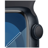 Apple Pametni sat, 1.69 LTPO OLED zaslon, vodootporan BT, WiFi - Watch Series 9 GPS 41mm Midnight