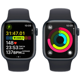 Apple SAT pametni, 1.9 LTPO OLED zaslon, vodootporan BT, WiFi - Watch Series 9 GPS 45mm Midnight