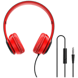 Borofone Slušalice sa mikrofonom, 3.5 mm, dužina kabela 1.2 met. - BO5 Star sound Red