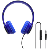 Borofone Slušalice sa mikrofonom, 3.5 mm, dužina kabela 1.2 met. - BO5 Star sound Blue