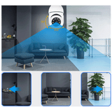 Escam Kamera za video nadzor, detektor pokreta, 4Mpixel, E27, WiFi - PR001