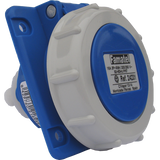 Famatel Utičnica zidna 10°, 16A, 220-240V, 3 polna (3P+T), H9, IP67 - 24231