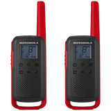Motorola Walkie Talkie, domet 8 km, 16 kanala, crvena - TLKR T62 RD