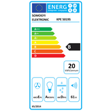 home Napa STORM 50 cm, protok zraka 190 m³/h, 38W, INOX - KPE 5019S