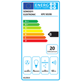 home Napa STORM 50 cm, protok zraka 190 m³/h, 38W, crna - KPE 5019B