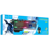 hoco. Tipkovnica+miš, gaming set, RGB osvjetljenje, USB - GM12