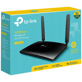TP-LINK 3G/4G LTE Wireless N Router, 4 porta, microSIM slot, 300Mbps - TL-MR6400