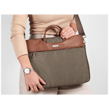 Tracer Torba za laptop 15,6, eko koža, Green PU - NOTEBOOK BAG - GREEN PU