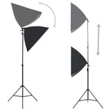 Komplet fotografske opreme sa svjetlima softbox i pozadinom Komplet fotografske opreme sa svjetlima softbox i pozadinom