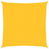 Jedro za zaštitu od sunca 160 g/m² terakota žuto 4,5x4,5 m HDPE