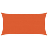 Jedro za zaštitu sunca 160 g/m² pravokutno narančasto 3x6m HDPE