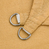 Jedro za zaštitu od sunca 160 g/m² pravokutno pijeska 5x7m HDPE