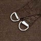 Jedro za zaštitu od sunca 160 g/m² smeđe 5 x 6 m HDPE