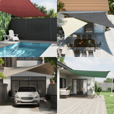 Jedro protiv sunca boje pijeska 5x5x6 m 100 % poliester Oxford