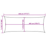Jedro za zaštitu sunca 160 g/m² pravokutno pijeska 2x4,5m HDPE Jedro za zaštitu sunca 160 g/m² pravokutno pijeska 2x4,5m HDPE