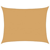 Jedro za zaštitu od sunca 160 g/m² pravokutno pijeska 6x7m HDPE
