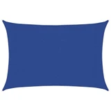 Jedro za zaštitu od sunca 160 g/m² pravokutno plavo 3x5 m HDPE