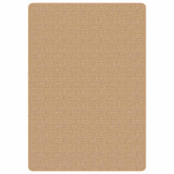 Ukrasni tepih od jute s podlogom od lateksa 140x200 cm prirodni