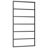 klizna vrata s priborom ESG staklo i aluminij 102 x 205 cm 3081954