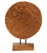 Kovanica Skulptura Teak Cm 30x1,5x40