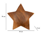 Bintang Skulptura Tik Cm Ø 19x5