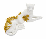 Leopard Bijeli/Zlatni Cm 53x21,5x24