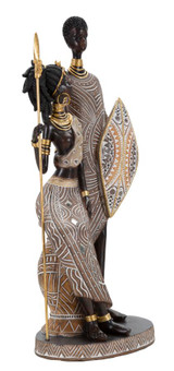 Tribal Masai Family Cm 16,5x11,5x38