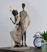 Tribal Masai Family Cm 16,5x11,5x38