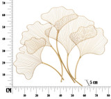 Željezni Panel Glam Leaf Cm 79x5x68