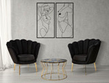 Željezni Zidni Panel Body Simply Set 2kom Cm 50x1x100