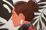 Zidni Tisk/Slika Lady Jungle -B- Cm 80x2,8x120