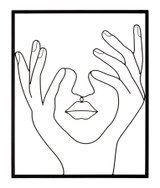 Zidna Dekoracija Simply Face Cm 50,5x1,3x61