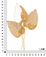 Zidna Dekoracija Jesen Lišće Zlato Cm 53x4x84,5