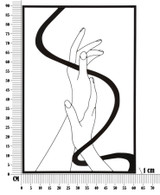 Željezni Zidni Panel Ruke Cm 60x1x90