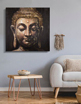 Ručno Radena Zidna Slika Buddha -B- Cm 100x3x100