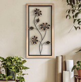 Željezo/Drvo Zidna Ploča Girish -B- Cm 30x2,5x60