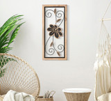 Željezo/Drvo Zidni Panel Koman -A- Cm 26x2,5x60