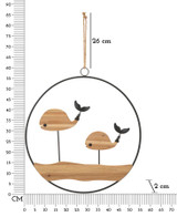 Zidni Panel Balene Cm 56x2x60