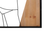 Zidna Panel Traka -B- Željezo I Drvo Cm 50x2x90