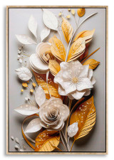 Lakirane Zidne Palterne S Okvirom Flora M 42x3,5x62