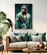 Lakirane Zidne Paltere S Okvirom Kongy -B- Cm 62x4x92