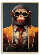 Lakirane Zidne Palterne Sa Okvirom Monky Cm 52,5x2,8x72,5