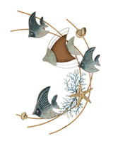 Zidna Željezna Ploča Dory Cm 61x5x86