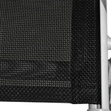 Vrtni Blagovaonski Set 5 kom Čelik 80x71 cm Crno Sivi