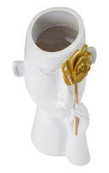 Vaso Lica C/Fiore Cm 14x13x27