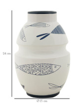 Vaza Riba Cm Ø 15x24