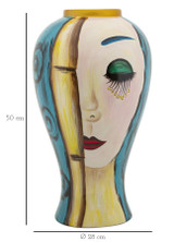 Vaza Art Lice Cm Ø 28x50