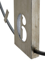 Zidni Sat Srebrni Cm 61x4,5x63