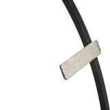 Zidni Sat Srebrni Cm 61x4,5x63