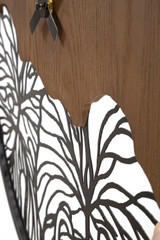 Zidni Sat Drvo/List Cm Ø 60x2